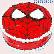 Spiderman Theme Cake