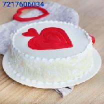 Vanilla Heart Love Cake