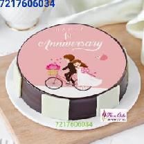 Anniversary Photo Cake