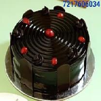 Artistic Chocolate Cake