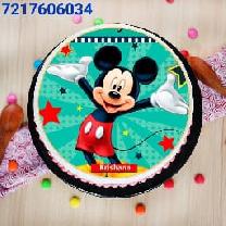 Mackey Mouse Theame Cake