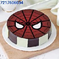 Spiderman Photo Cake