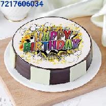 Birthday Photo Cake
