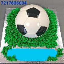 Football Fondant Cake