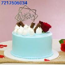 Birthday Kitkat Rose Cake