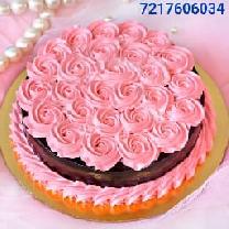 Pink Rose Cake